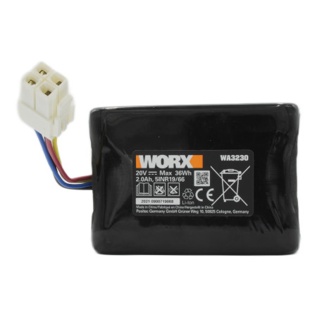 WA3230 - Bateri litiumi 20 V 2 Ah Worx - 1