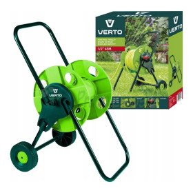 15G791 - OUTLET enrollador manguera jardín con ruedas Verto - 1