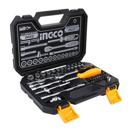 HKTS14451 - Case with 45 pieces OUTLET Ingco - 1