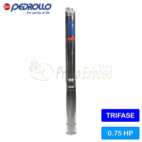 3SR 2/21 - 0.75 HP three-phase submersible electric pump Pedrollo - 1