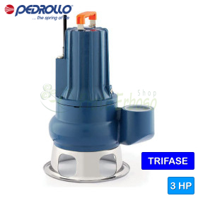 VXC 30/65 - Elettropompa per acque luride VORTEX trifase da 3 HP Pedrollo - 1