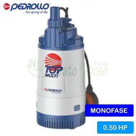 TOP MULTI 1 - Elettropompa sommergibile da 0.50 HP Pedrollo - 1 TOP MULTI 1 - Elettropompa sommergibile da 0.50 HP Pedrollo - 1