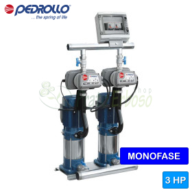 GP2Wm - MK 3/5 - Gruppo di pressione monofase da 2x1.5 HP Pedrollo - 1