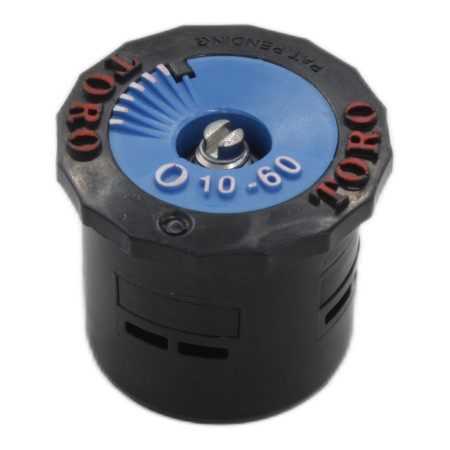 O-10-60P - Ugello ad angolo fisso gittata 3 m 60 gradi TORO Irrigazione - 1