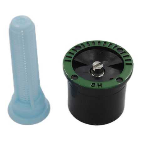 8H - Buse à angle fixe, portée 2,4 m 180 degrés