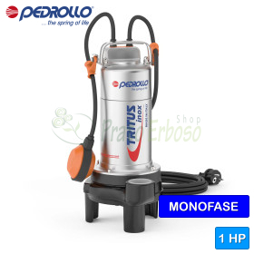 TIGm 0.75 - Submersible electric pump with single-phase grinder 1 HP