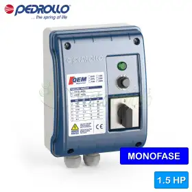 QEM 150 - Electrical panel for single-phase electric pump 1.5 HP