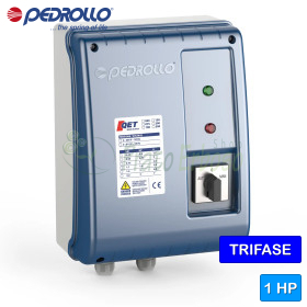 QET 100 - Tablou electric pentru pompa electrica trifazata de 1 CP