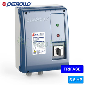 QET 550 - Panel elektrik për pompën elektrike trefazore 5,5 HP