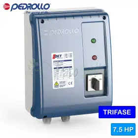 QET 750 - Panel elektrik për pompë elektrike trefazore 7.5 HP