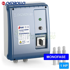 QSM 100 - Tablou electric pentru pompa electrica monofazata de 1 CP Pedrollo - 1