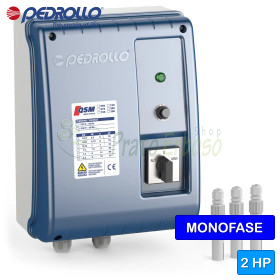 QSM 200 – Schalttafel für einphasige 2-PS-Elektropumpe