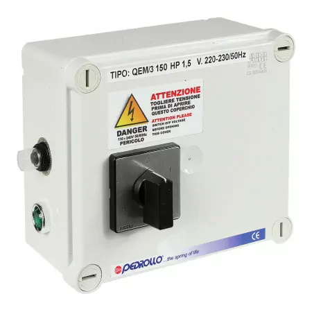 QEM/3-150 - Cuadro eléctrico para electrobomba monofásica de 1 HP