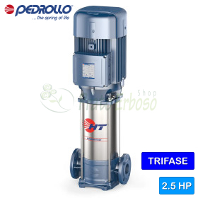 HT 10/4 - 2.5 HP three-phase vertical multistage electric pump