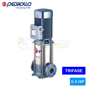 HT 8/8 - 5.5 HP three-phase vertical multistage electric pump