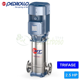 HT 10/4-PRO - 2.5 HP three-phase vertical multistage electric pump