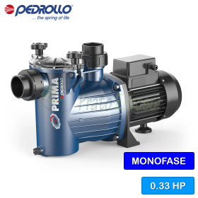 PRIMA 33m - Elettropompa da piscina monofase da 0.33 HP Pedrollo - 1