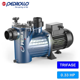 PRIMA 33 - pompa electrica de piscina trifazata 0,33 CP Pedrollo - 1