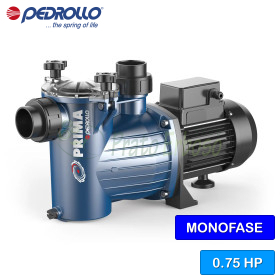 PRIMA 75m - Bomba eléctrica para piscina monofásica de 0,75 CV Pedrollo - 1