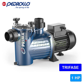 PRIMA 100 - Elettropompa da piscina trifase da 1 HP Pedrollo - 1