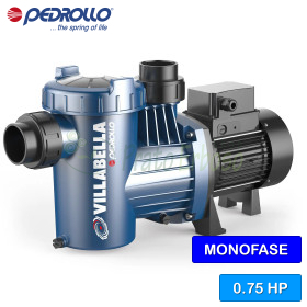 VILLABELLA 75m - Bomba de piscina eléctrica monofásica de 0,75 CV