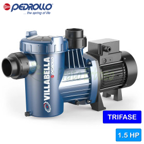 VILLABELLA 150 - 1.5 HP three-phase electric pool pump Pedrollo - 1