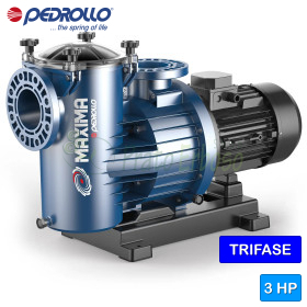 MAXIMA-4 300 – dreiphasige elektrische Poolpumpe mit 3 PS Pedrollo - 1