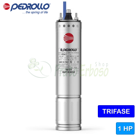 4PD/1 - Motore riavvolgibile 4" da 1 HP trifase 230 V OUTLET