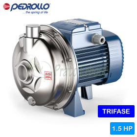 CP 170-ST4 - 1.5 HP three-phase stainless steel centrifugal electric pump Pedrollo - 1