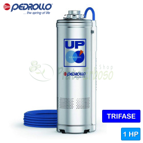 UP 4/4 (10 m) – Dreiphasige elektrische Tauchpumpe mit 400 V und 1 PS Pedrollo - 1