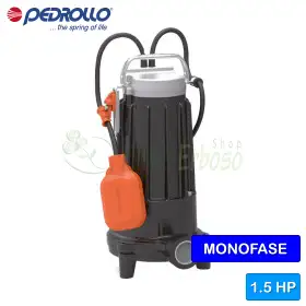 TRm 1.1 - Pompë elektrike zhytëse me grirëse njëfazore 1.5 HP Pedrollo - 1