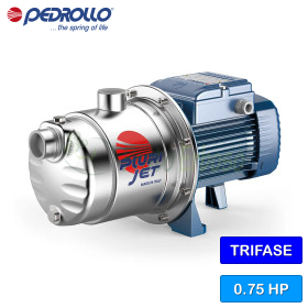 PLURIJET 4/80 - Elettropompa multigirante autoadescante trifase da 0.75 HP Pedrollo - 1