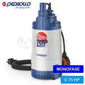 TOP MULTI 3 - Elettropompa multi girante da 0.75 HP Pedrollo - 1 TOP MULTI 3 - Elettropompa multi girante da 0.75 HP Pedrollo - 1