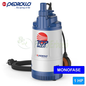 TOP MULTI 4 - 1 HP multi-impeller electric pump Pedrollo - 1