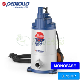 TOP MULTI 2-EVO - Elettropompa multi girante da 0.75 HP Pedrollo - 1