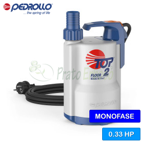 TOP 1 - FLOOR (5m) - 0.33 HP clear water drainage electric pump Pedrollo - 1