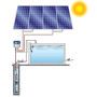 FLUID SOLAR 4/4 - Kit, pompa electrica, solar, 750 W Pedrollo - 4