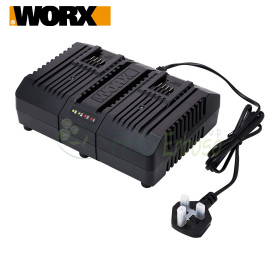 WA3883 - Cargador rápido de dos estaciones de 20 V Worx - 1