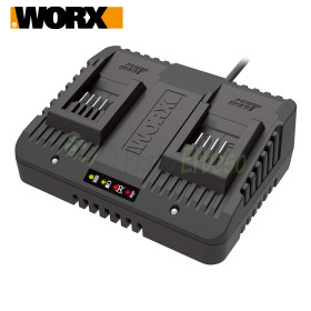 WA3772 - Cargador de estación dual de 20 V Worx - 1