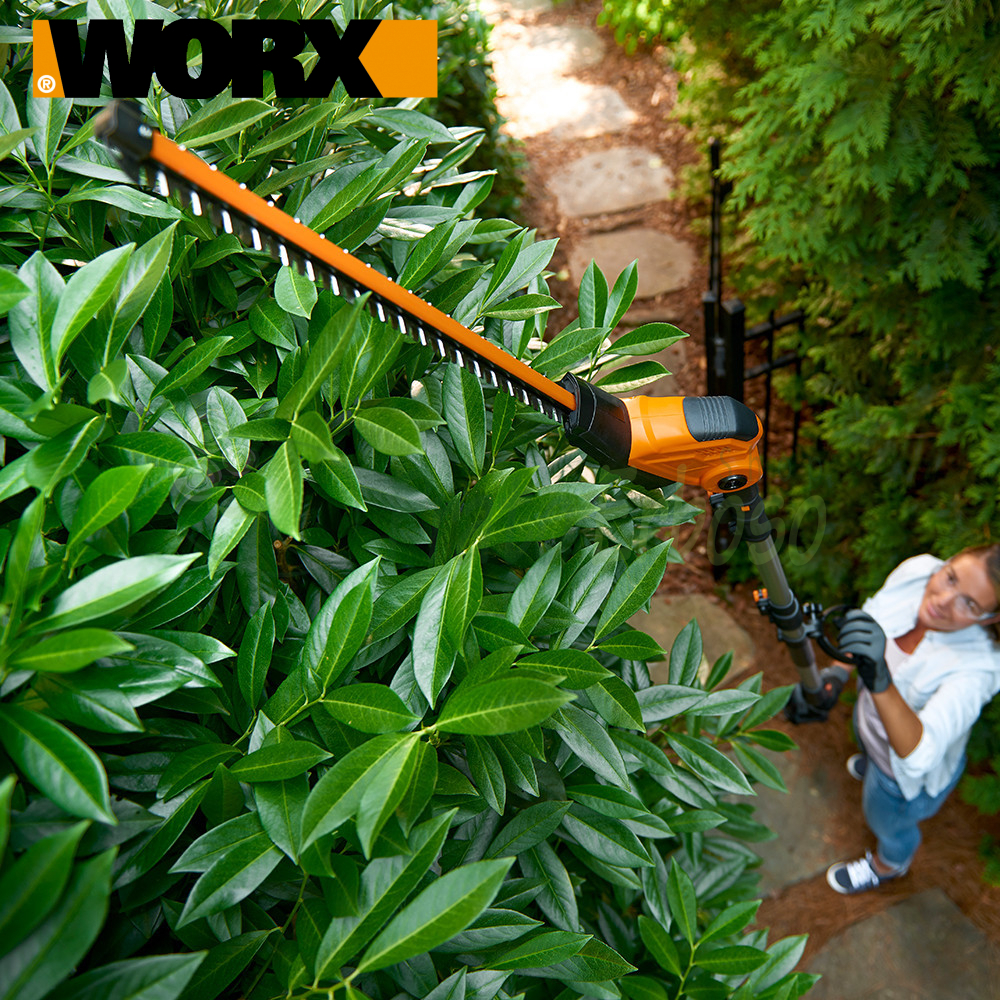 Taille Haie Ryobi Taille-haie Télescopique Sans Fil 20V - Perche Réglable, Lame 45cm, Batterie Li-Ion 4Ah - Idéal Pour Haies Hautes Outil Jardin