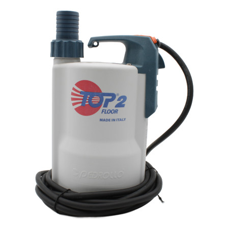 TOP 2 - FLOOR (10m) - 0.50 HP clear water drainage electric pump Pedrollo - 1