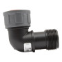 2752-20 - Gomito a 90 gradi bocchettonato MF da 1"