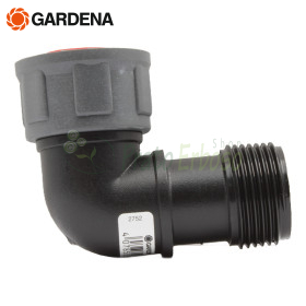 2752-20 - Gomito a 90 gradi bocchettonato MF da 1"