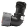 2752-20 - Gomito a 90 gradi bocchettonato MF da 1"