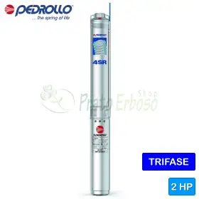 4SRm 18/6 N-PS - 2 HP single-phase submersible electric pump