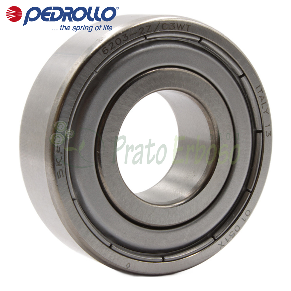 6203 ZZ-C3E - Cuscinetto a sfera 17x40x12 mm - Pedrollo