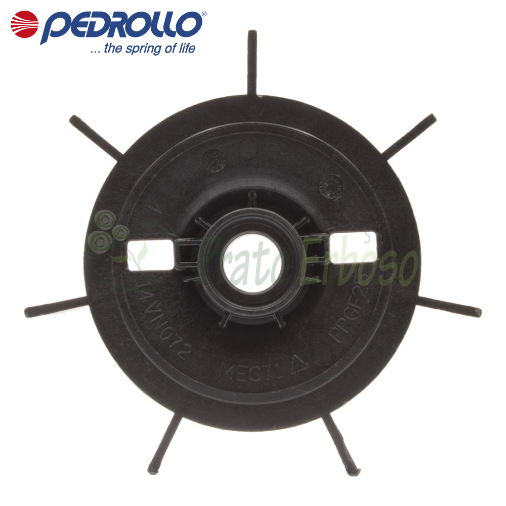 FAN-71 - Fan for electric pump shaft 14.5 mm - Pedrollo