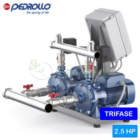 CB2 - 5CR100 - Gruppo di pressione trifase da 2x1.25 HP Pedrollo - 1