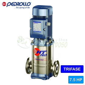 HT 15/4-PRO - Bomba eléctrica multietapa vertical trifásica de 7,5 HP
