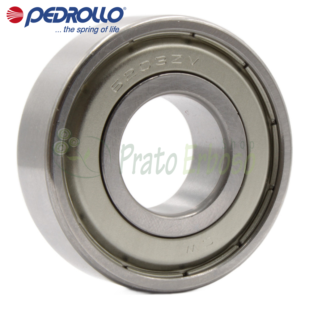 6203 ZZ - Ball bearing 17x40x12 mm - Pedrollo